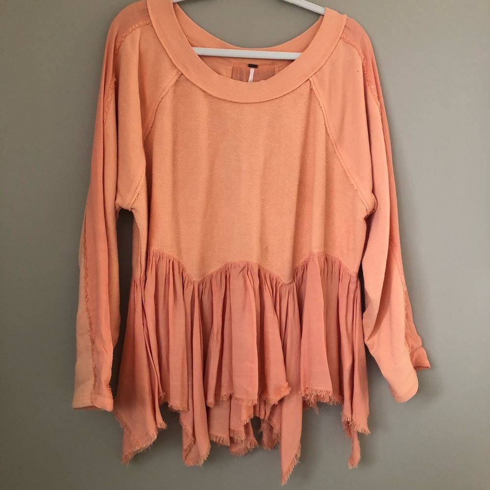 Free People Gold Duster Top